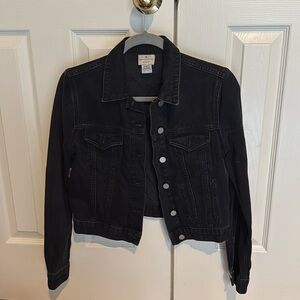 French Connection Black Denim Jacket